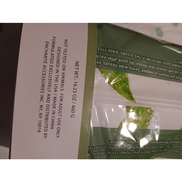NWT! TEA TREE FACE WIPES (60ct) - Picture 4 of 5